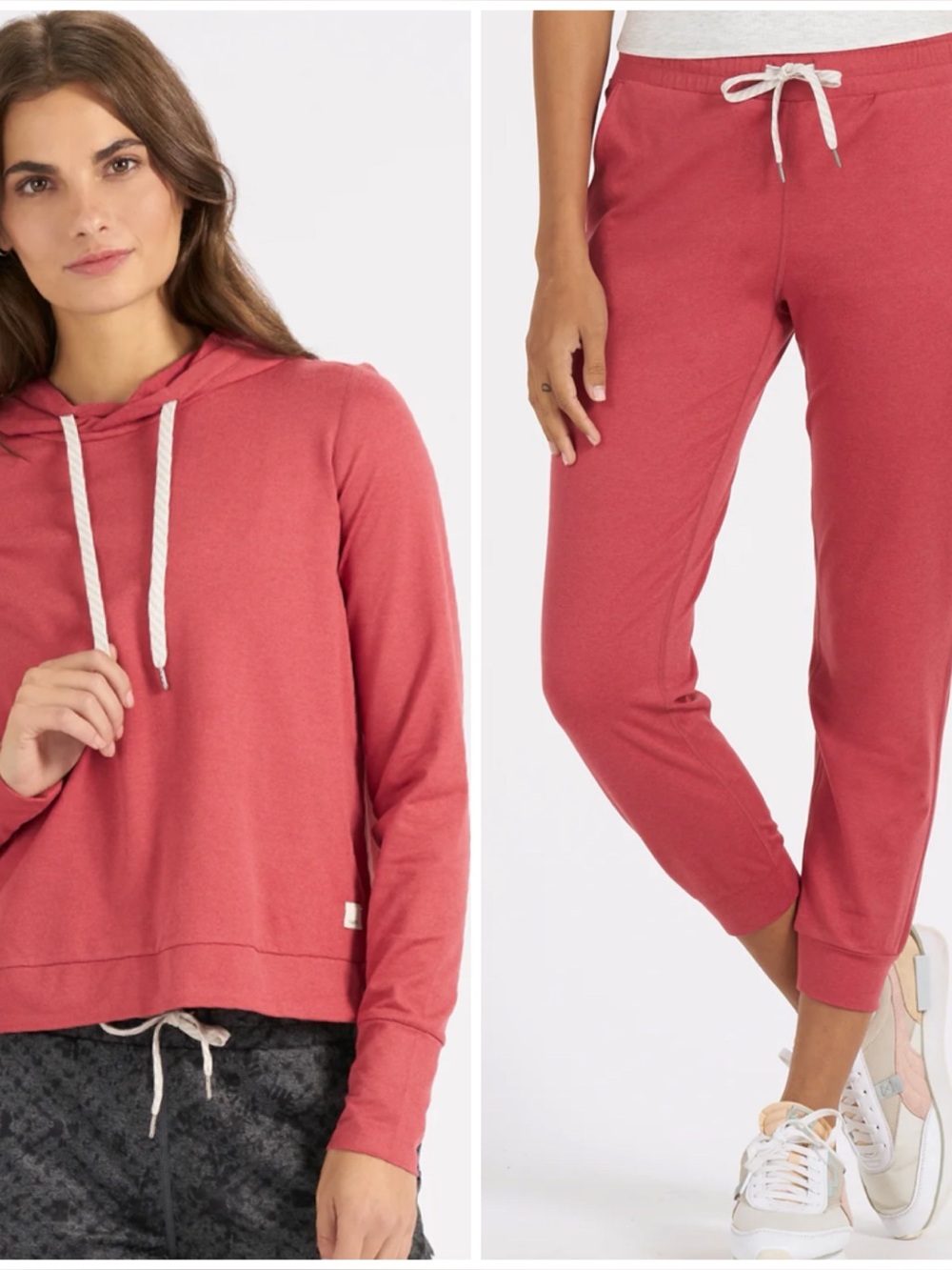 Vuori Matching Set - Halo Essential Hoodie and Performance Jogger (size small)